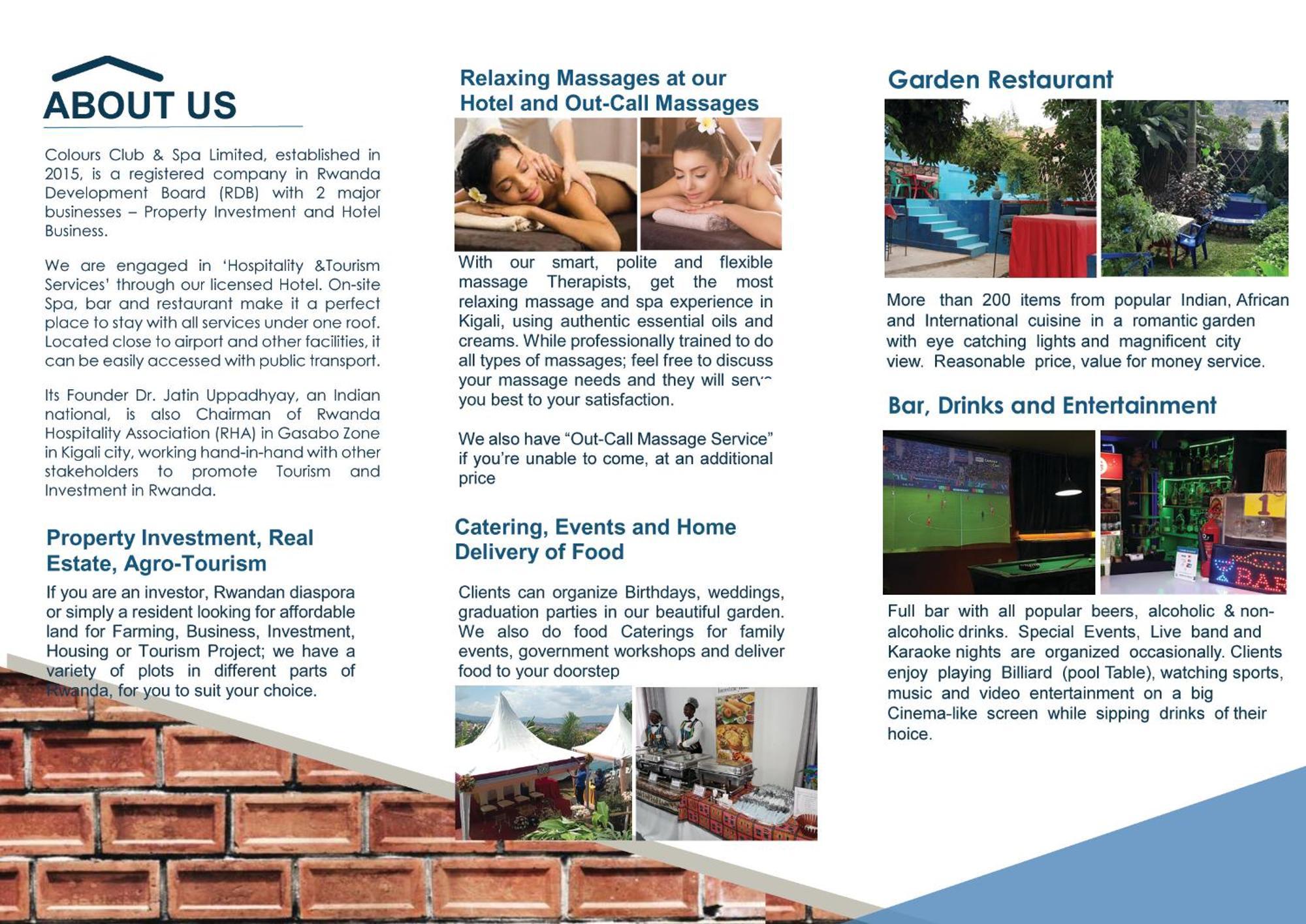 Colours Club And Spa Kigali Zewnętrze zdjęcie